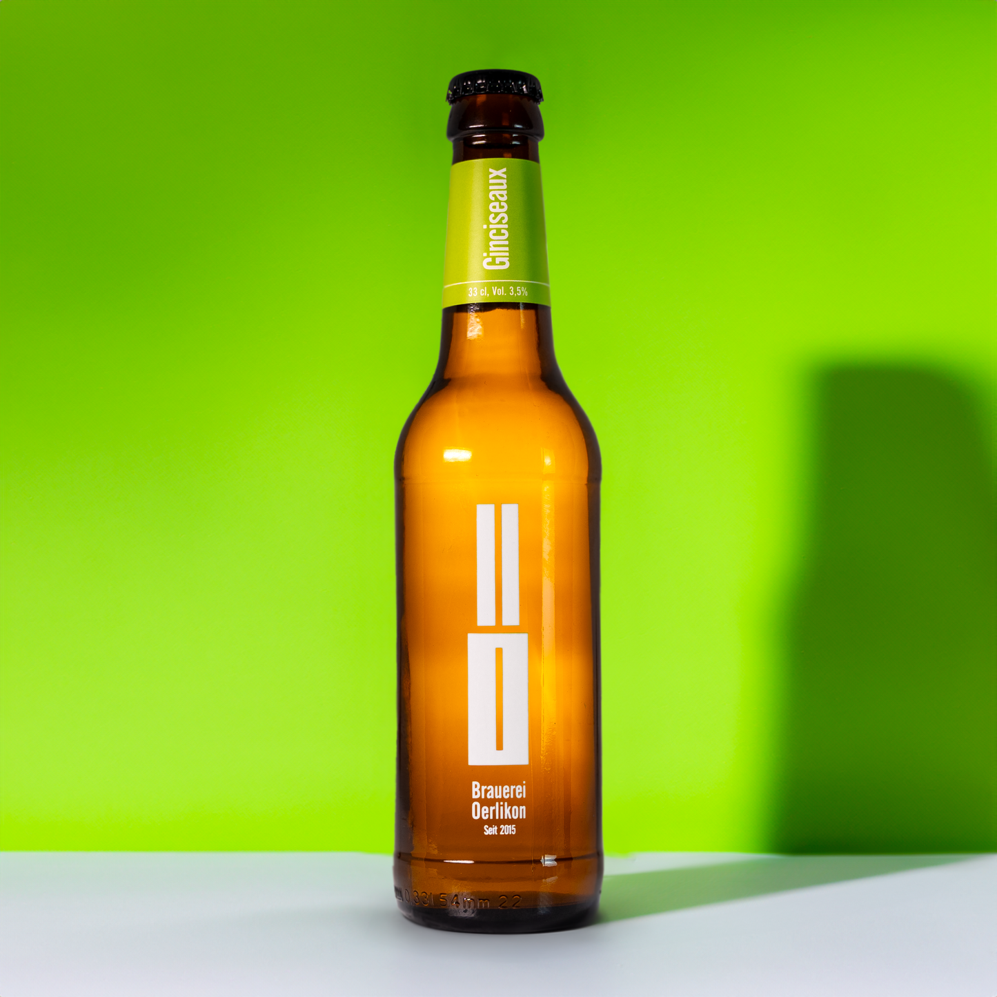 Bottle of Ginciseaux Ginger Lager by Brauerei Oerlikon