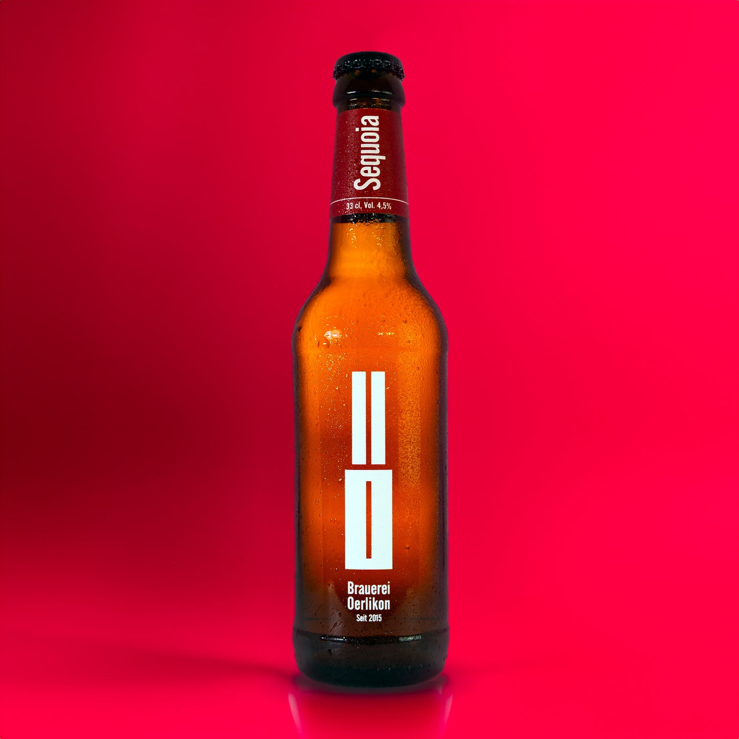 Bottle of Sequoia Red Ale by Brauerei Oerlikon