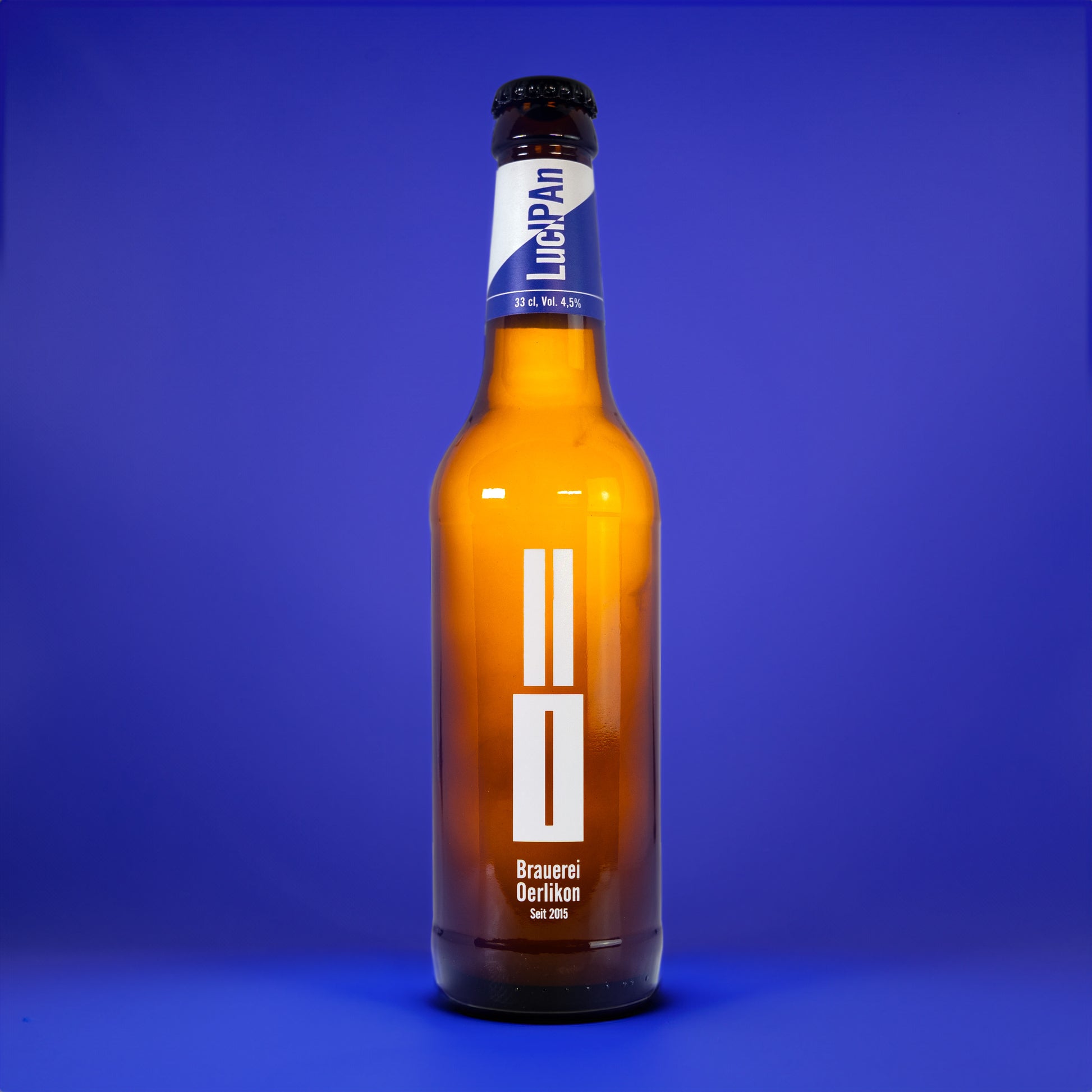 Bottle of LucIPAn Session IPA by Brauerei Oerlikon